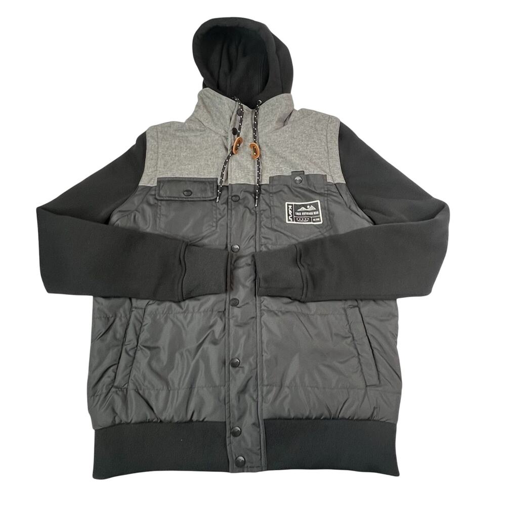 Kavu Mens Inland Hoodie 2 in 1 Jacket Vest Removable Sleeves Size XS